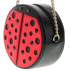 KATE SPADE Leaf Cherry Terrace Micha Ladybug Shoulder Bag Crossbody Purse